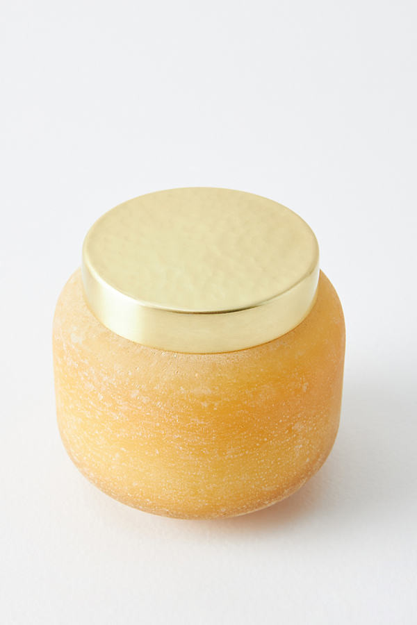Ruby Glass Jar Candle By Anthropologie in Orange Size ALL | Anthropologie (US)
