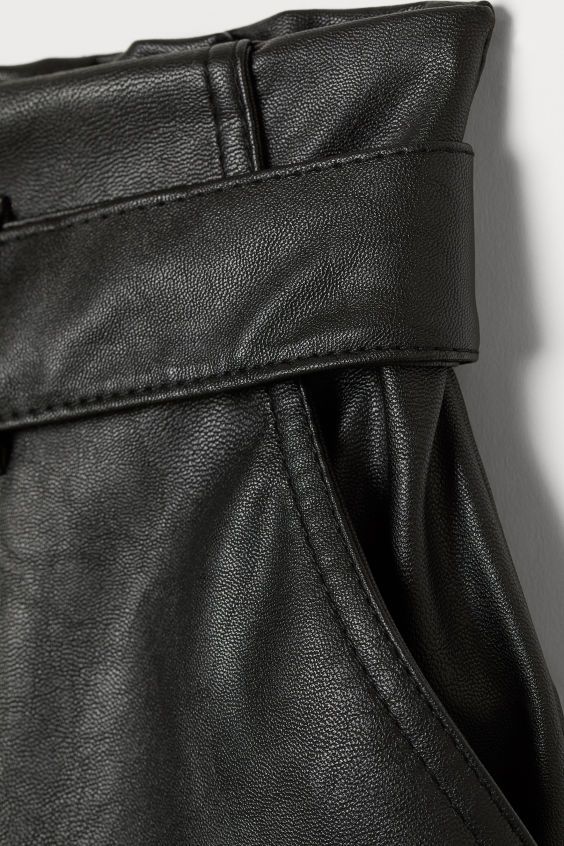 Faux Leather Shorts | H&M (US + CA)