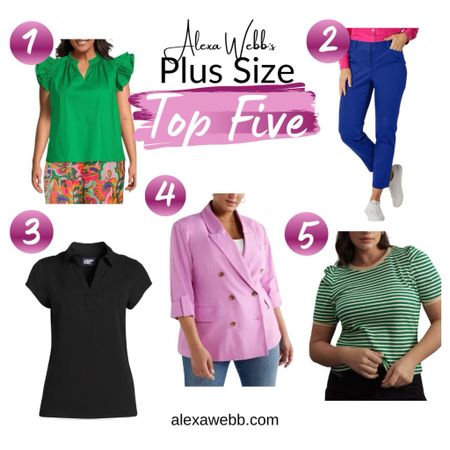 Plus Size Top 5 of the blog this week ✨ 
#plussize Alexa Webb

#LTKover40 #LTKplussize #LTKstyletip