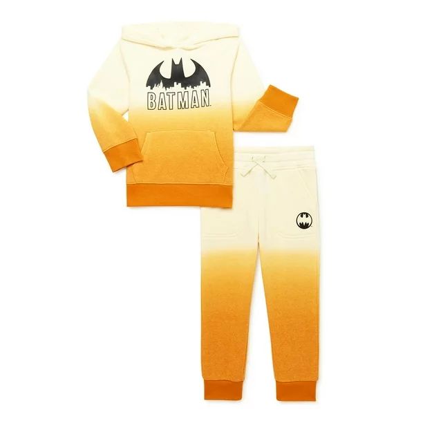Batman Baby and Toddler Boy Fleece Hoodie and Jogger Pant Outfit Set, 2-Piece, Sizes 12M-5T - Wal... | Walmart (US)
