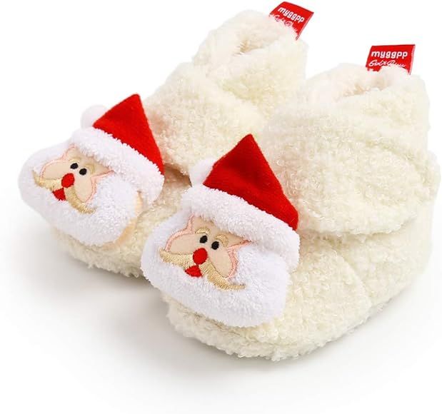Ohwawadi Infant Baby Slippers Girls Boys Booties Warm Baby Socks Shoes Newborn Crib Shoes Baby Fo... | Amazon (US)