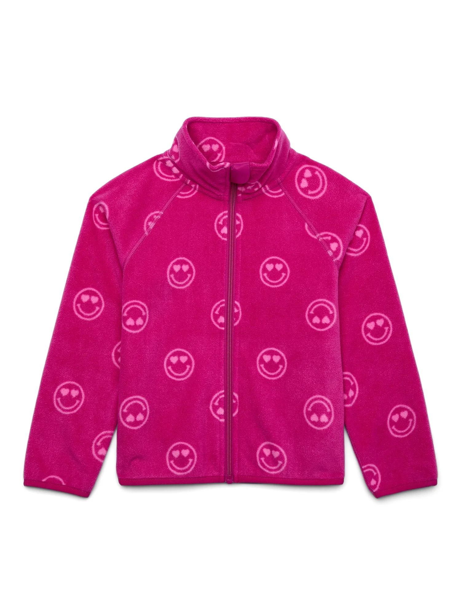 Wonder Nation Girls Microfleece Jacket, Sizes 4-18 - Walmart.com | Walmart (US)