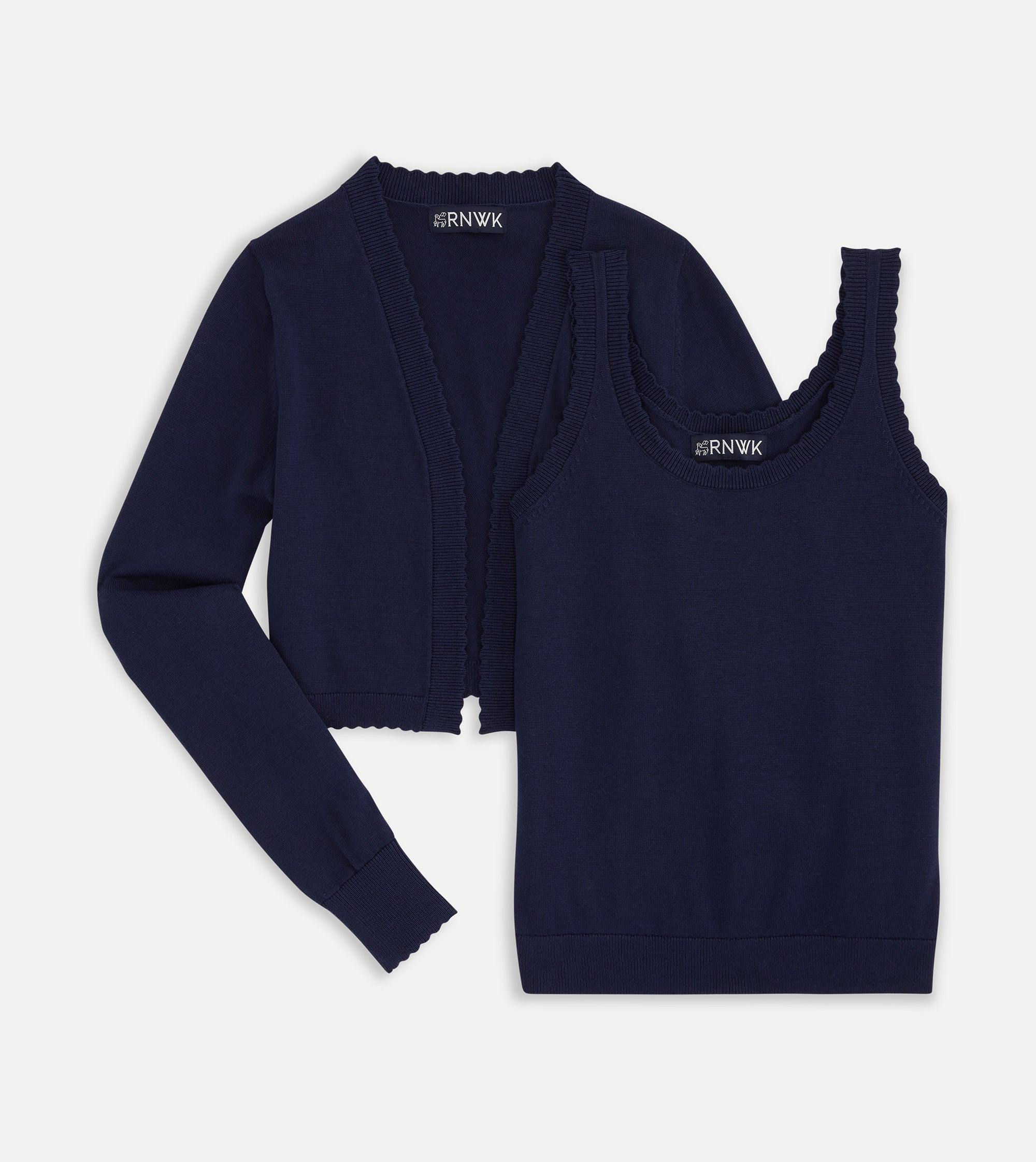 Renwick Scallop Shrug & Tank Sweater Set | Renwick