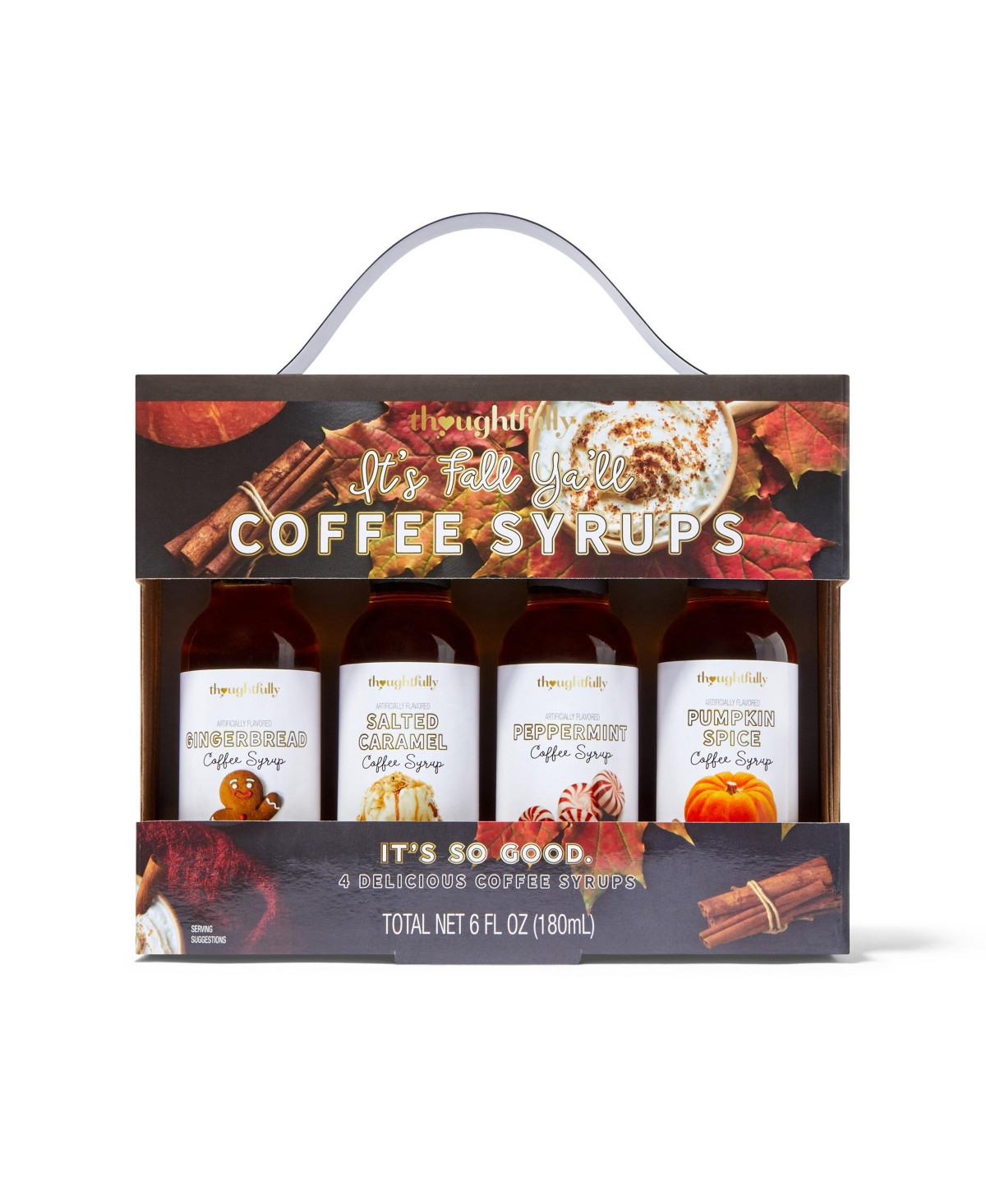 Thoughtfully Gourmet, Fall Themed Coffee Syrup Gift Set, Set of 4 | Macys (US)