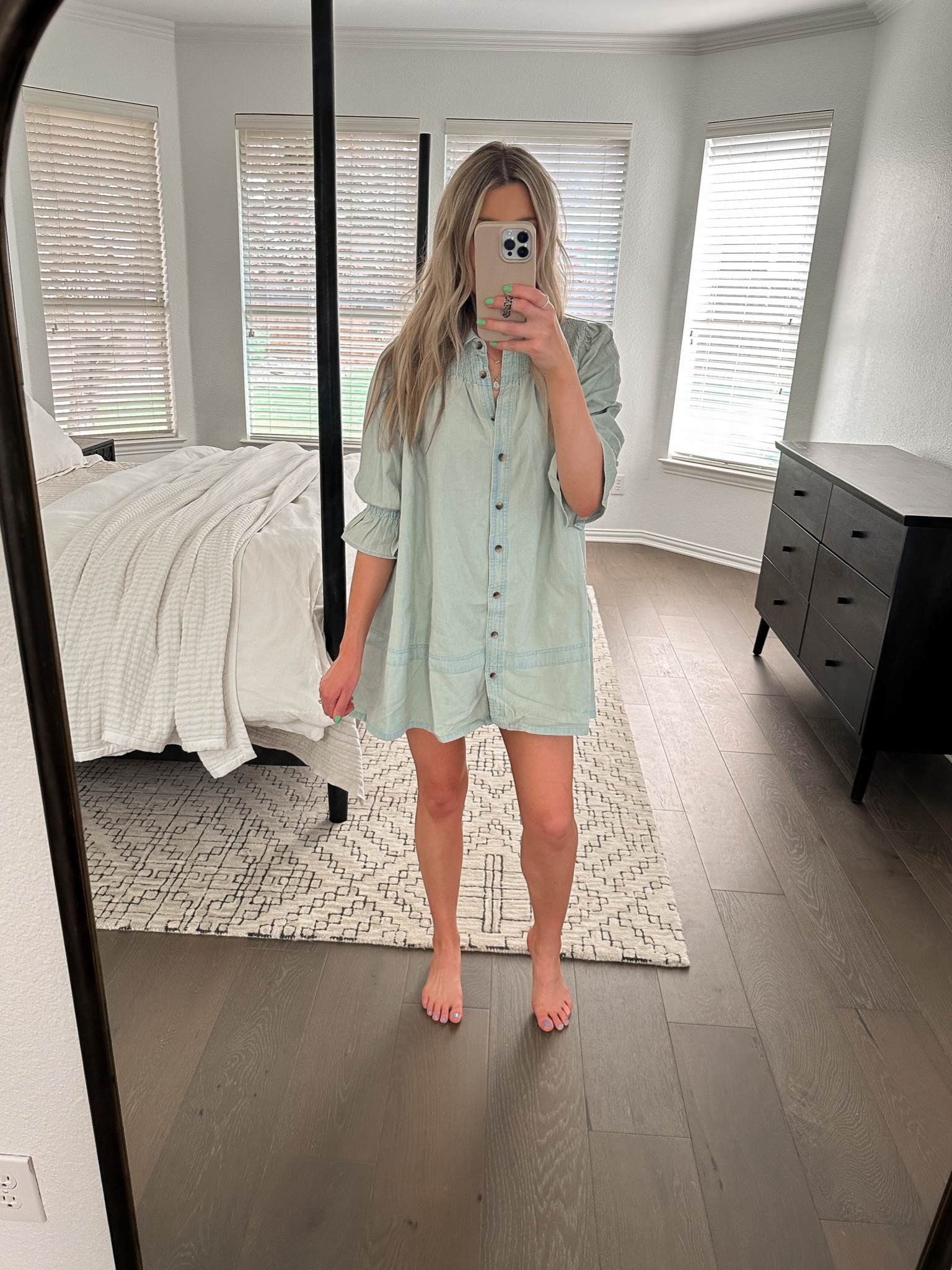 Free people tunic: size S true to size / slightly oversize!

Love this look especially for fall! I’m 5’7 and this would be short for me to wear as a dress - if you’re shorter it would make such a cute dress

(Free people, denim dress, denim tunic, fall photos, free people outfit, ootd, casual outfit, brunch outfit, mom life, casual finds, fall fashion, daily outfit, casual cute)#LTKFind

#LTKhome #LTKSeasonal