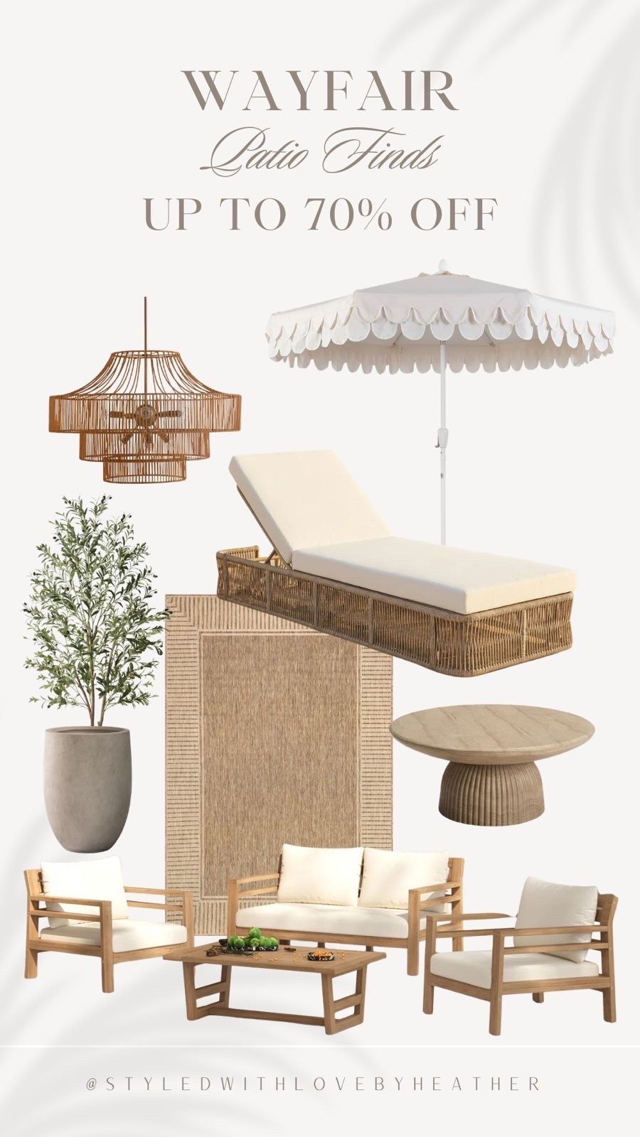 If you love soft neutral interiors, natural wood tones, woven textures, and elevated home decor… this roundup is for you ☁️ Saving all my favorite Wayfair pieces that instantly make a space feel warmer, calmer, and more expensive-looking ✨ 

 #LTKhome #LTKsale #LTKeurope