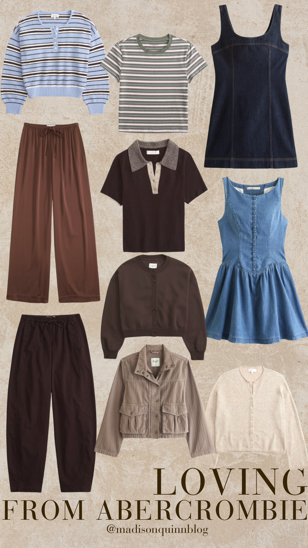 Loving these fall fashion arrivals at Abercrombie!

chambray denim jean trending best sellers jacket sweater pants neutral fall style fall fashion 

 #LTKgrwm #LTKootd #LTKSeasonal