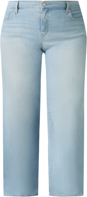 Plus Size Mid Rise 318 Shaping Wide-Leg Jeans | Macy's