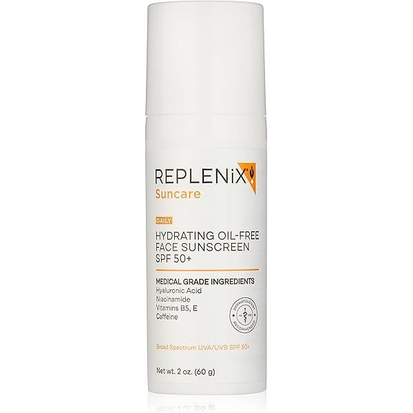 Replenix Oil-Free Tinted Face Sunscreen SPF 50+ | Amazon (US)