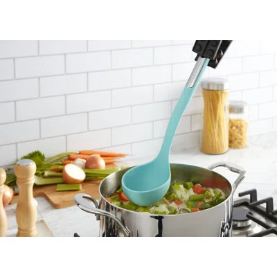 KitchenAid® Silicone Ladle, 13 inches, Aqua Sky | Perigold
