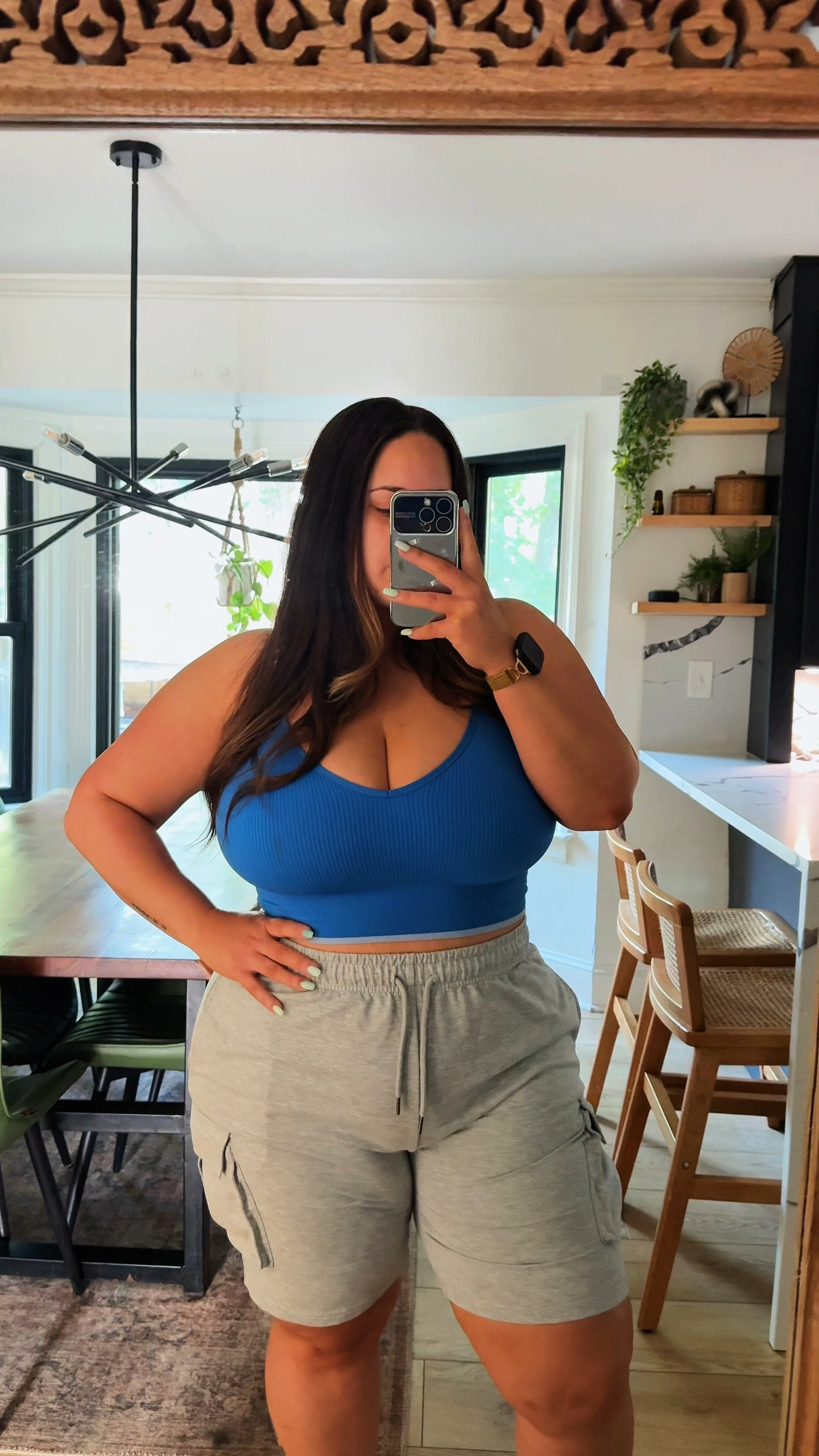 SIZING REFERENCE: 
5’2” / size 14-16 
Shorts: XXL
bralette: XXL

Long lounge shorts with pockets! Perfect for everyday / all season wear! 

#ltkcurves #everydaystyle #casualoutfits #loungewear #cargoshorts #size14 #size16 #affordablefashion 

#LTKPlusSize #LTKMidsize #LTKStyleTip