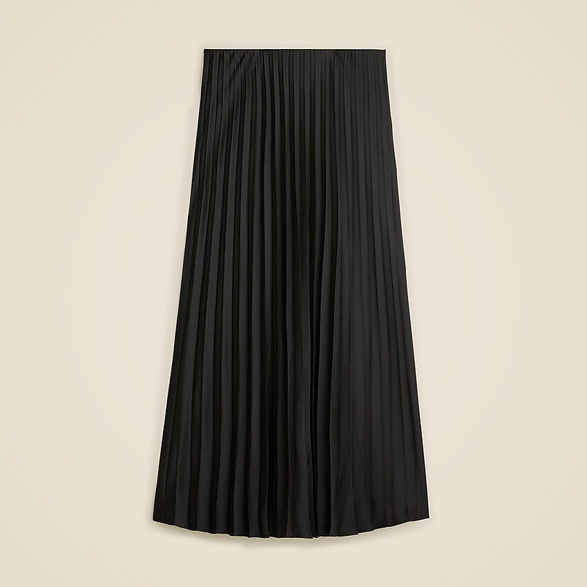 Pleated pull-on midi skirt | J. Crew US