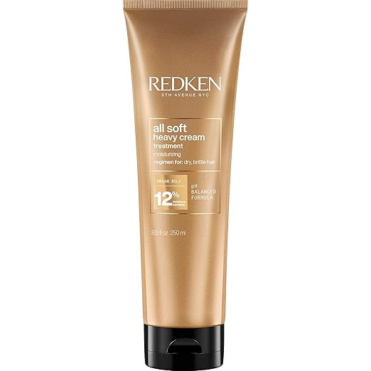 Redken All Soft Heavy Cream Treatment Mask | Deep Conditioner For Dry Hair | Deep Conditioning Ha... | Amazon (US)