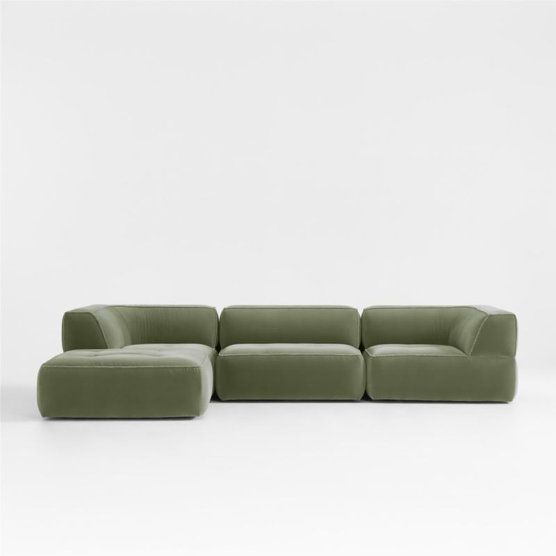 Angolare 4-Piece Reversible Sectional Sofa by Athena Calderone | Crate & Barrel | Crate & Barrel