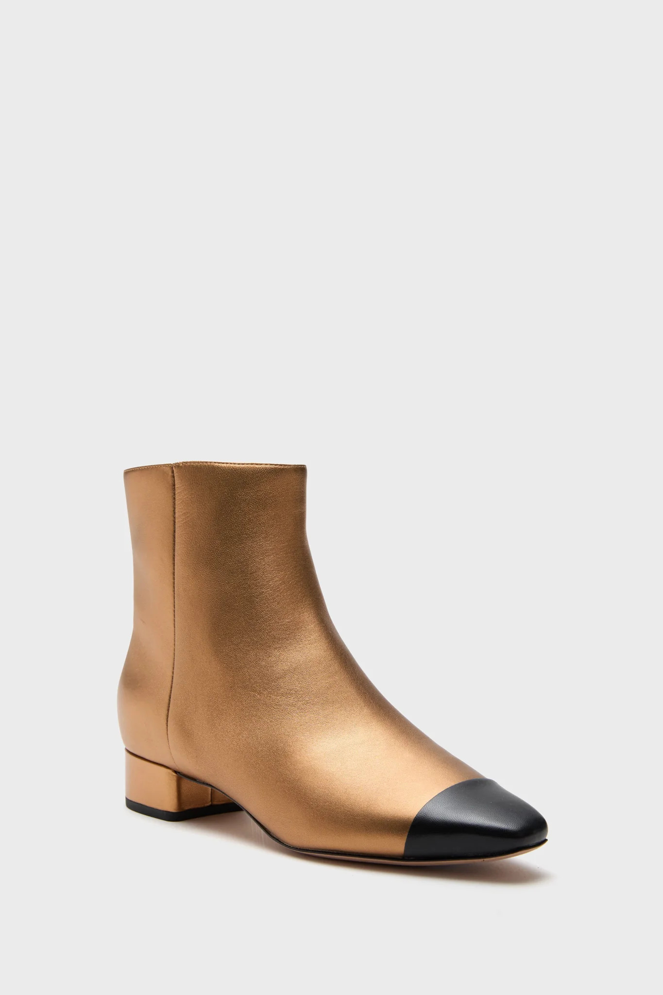 Dark Gold and Black Cecile Booties | Tuckernuck (US)
