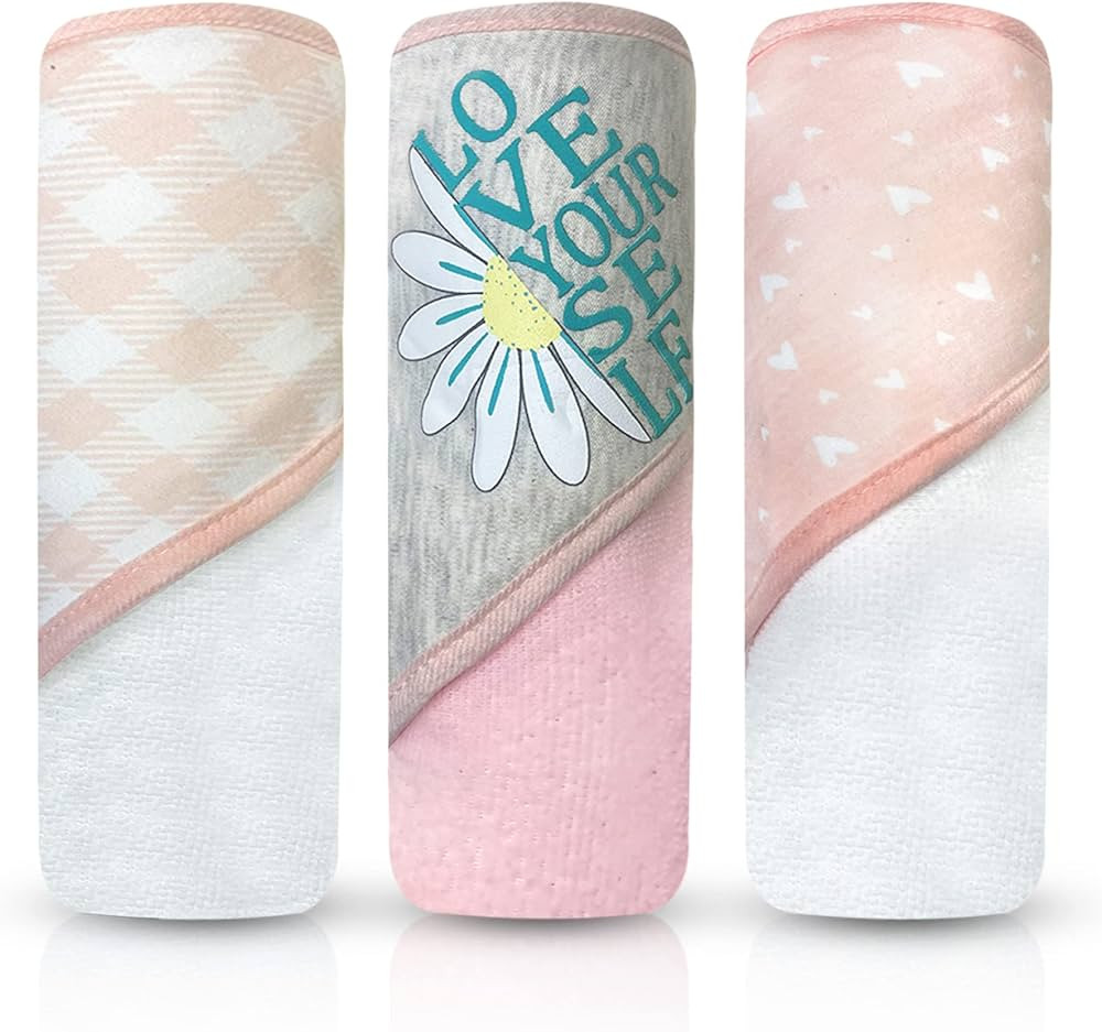 MODERN BABY 3 Pack Hooded Baby Bath Towel Set for Newborns Infants & Toddlers, Boys & Girls Baby ... | Amazon (US)