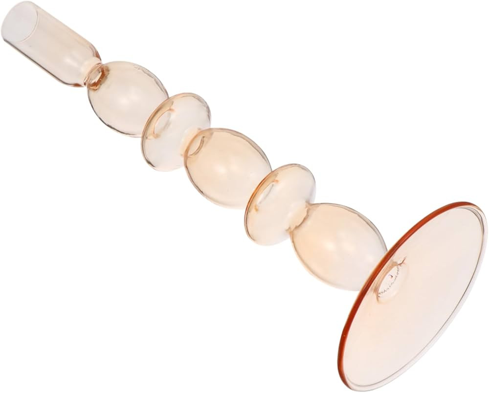 1 Pc Romantic Retro Candle Holder Glass Candlesticks Home Candle Holder Dinner Candlestick Deskto... | Amazon (US)