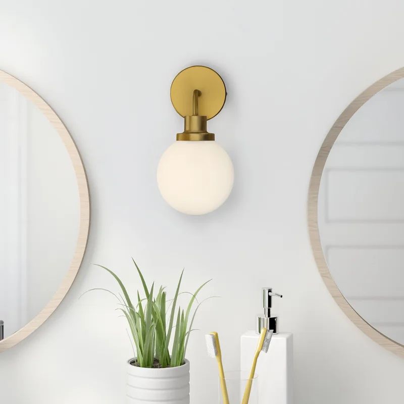 Alberty 1 - Light Dimmable Armed Sconce | Wayfair Professional