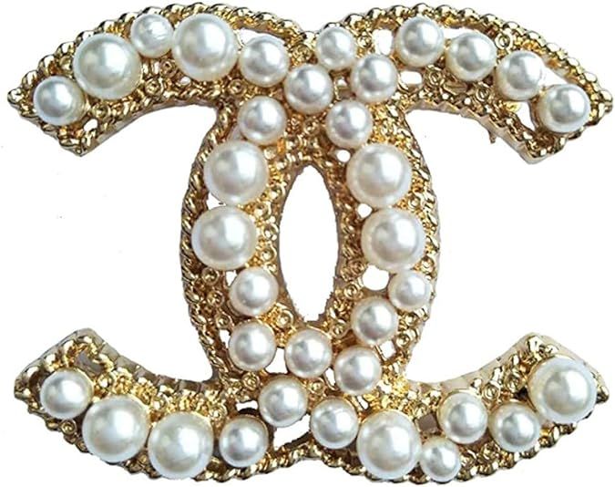 umbranded Elegant Pearl Ladies Brooch Accessories Vintage Silver Brooch Pins Pins Jewelry for Par... | Amazon (UK)