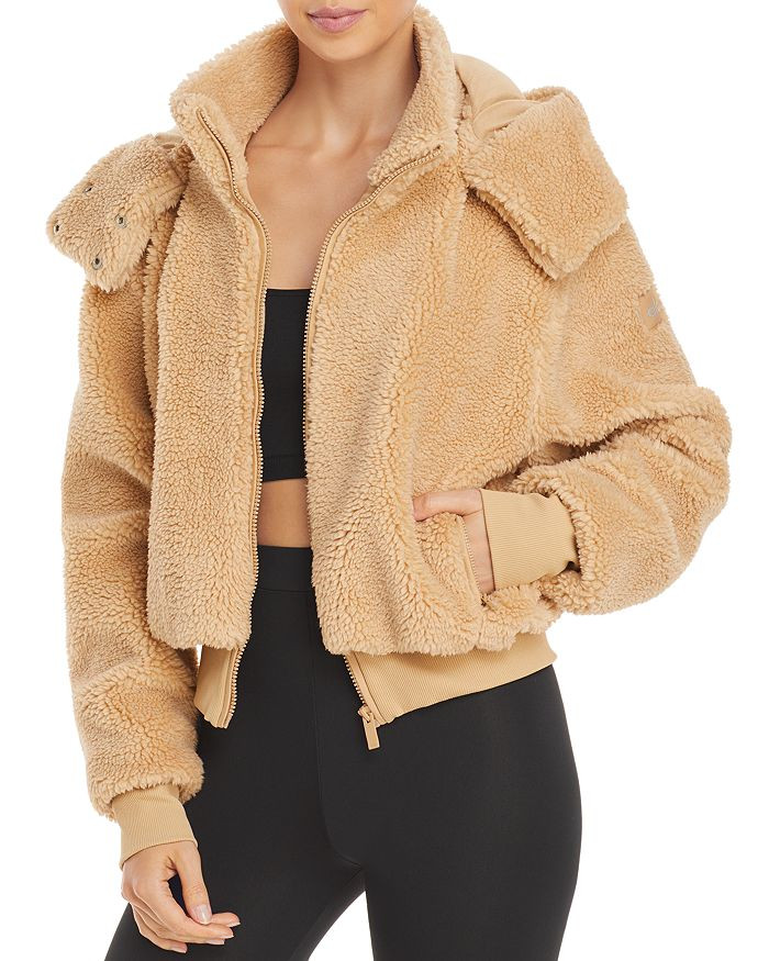 Alo Yoga Foxy Sherpa Hooded Jacket  Women - Bloomingdale's | Bloomingdale's (US)