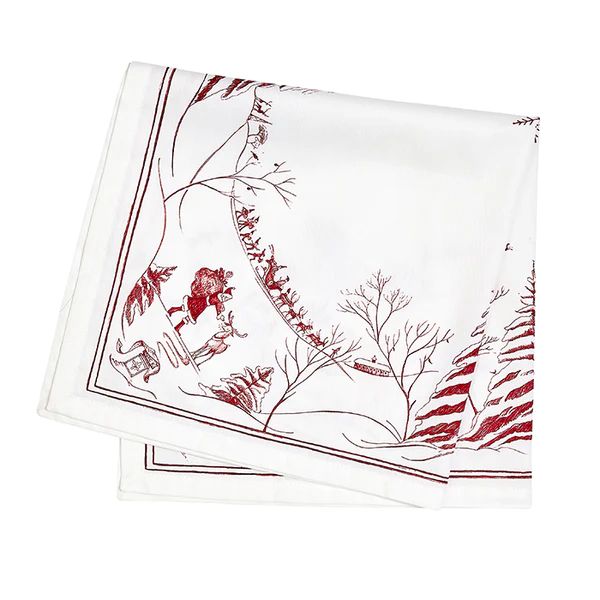 Country Estate Winter Frolic Napkin | Caitlin Wilson Design