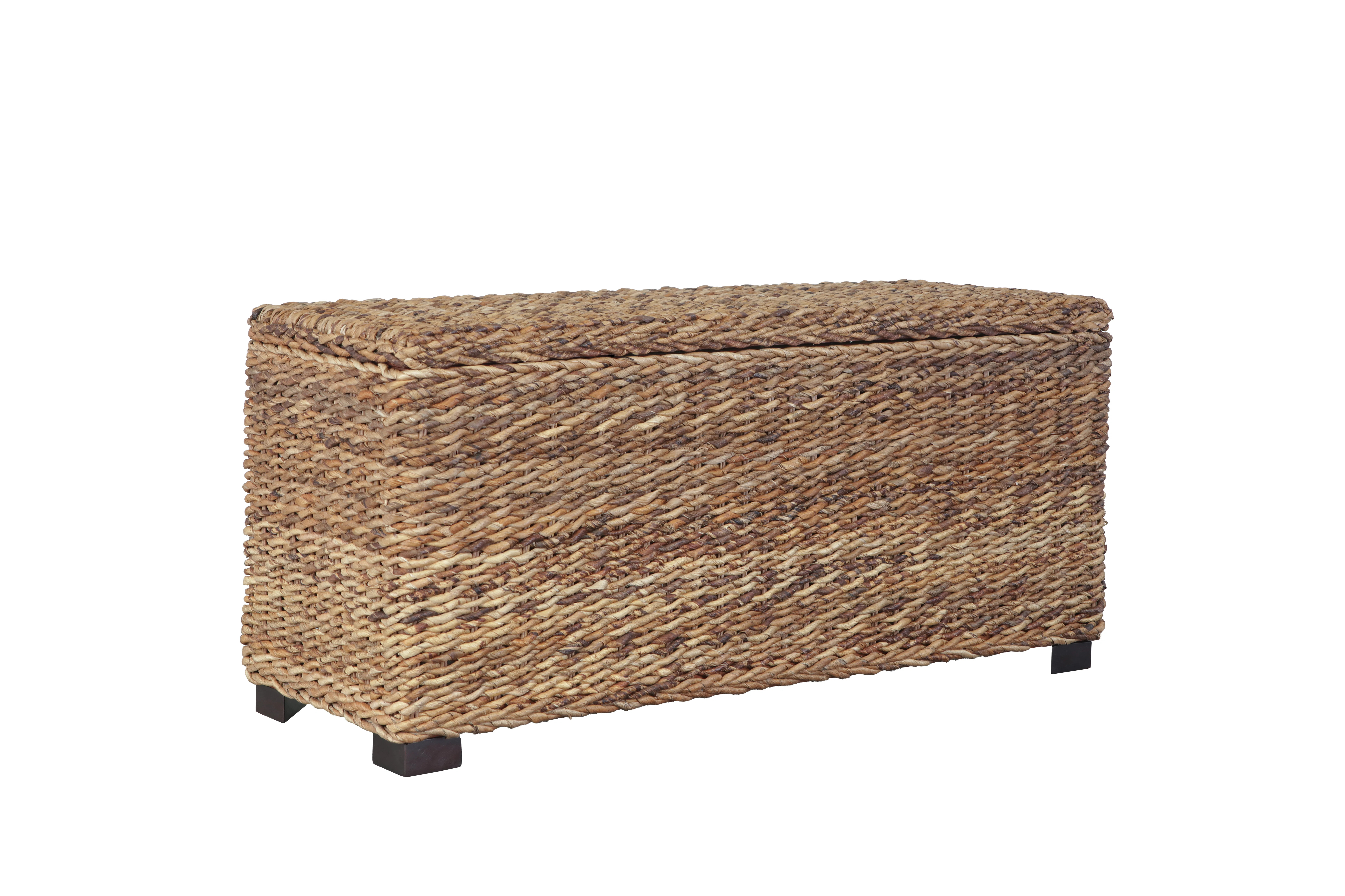 Berndt Woven Storage Bench | Wayfair North America
