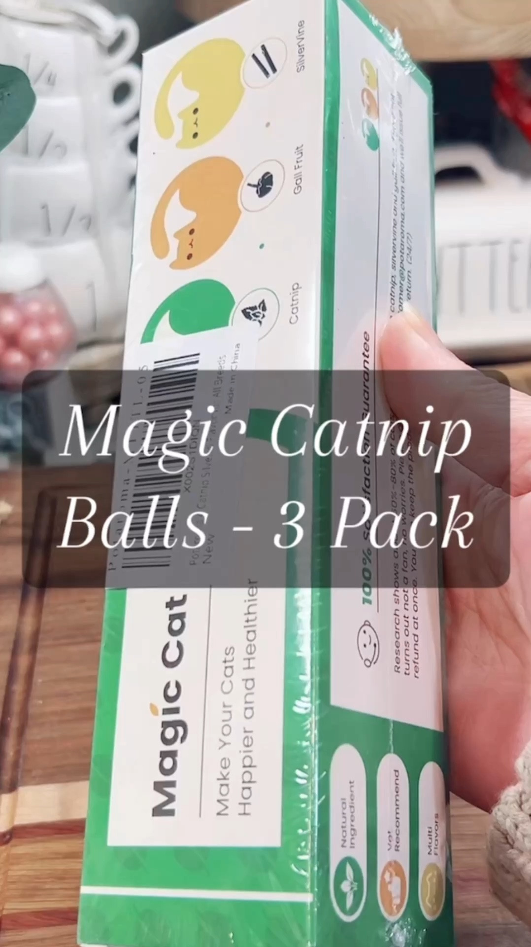 🐾 Do you love your cats Of course, you do! And there's no better way to show them how much you love them than with this amazing catnip toy! This isn't just any toy—it's a magical, irresistible treat that will have your furry friends purring with joy. 😻
Grab Yours Here: https://amzn.to/3AziMco

The best part It's super easy to install! You can stick it on just about anything—walls, furniture, or even your cat's favorite lounging spot. Once it's in place, watch your cats go wild! They'll be instantly drawn to it and will play with it for hours on end, making playtime more fun for them and giving you endless entertainment. 🎉

So why wait Treat your cats to some feline fun today! After all, a happy cat means a happy home. 🏡💖#catniptoys #catnip #funnycatvideos #FunnyCats #cutecat #catloversclub #catmomlife #catlife #catlady #cattoys #catlifestyle #cutecatskittens #cutecatcrew #cutecatvideos #amazonpets #founditonamazon #amazonfind #amazonfinds2024 #amazonfinds

#LTKVideo #LTKFamily #LTKHome