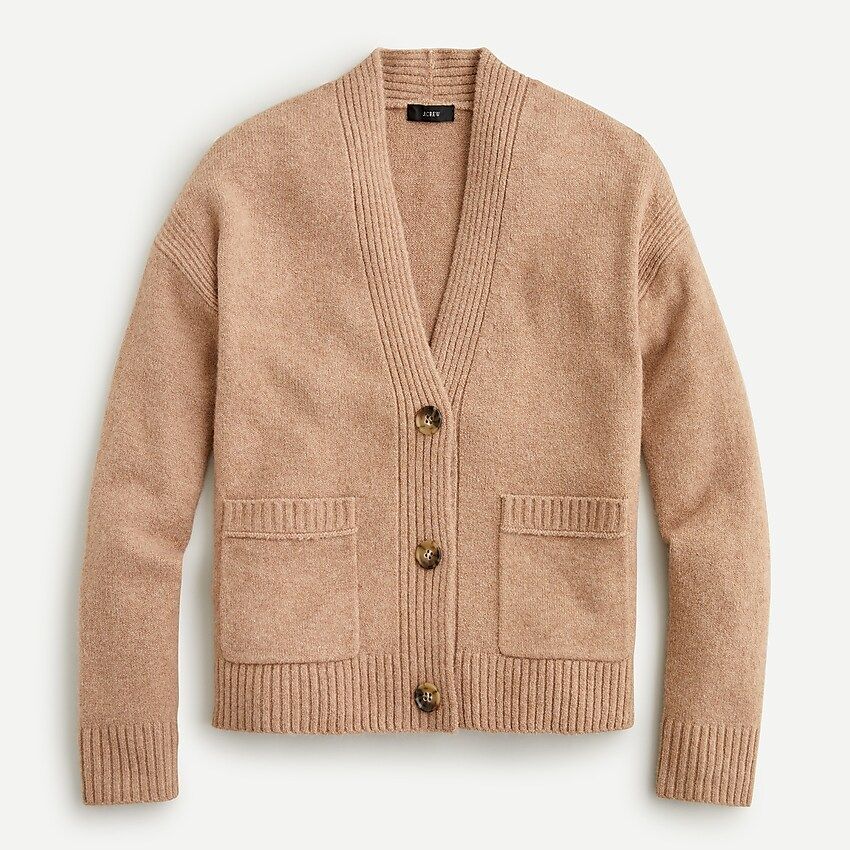 Cropped cardigan sweater in supersoft yarn | J.Crew US