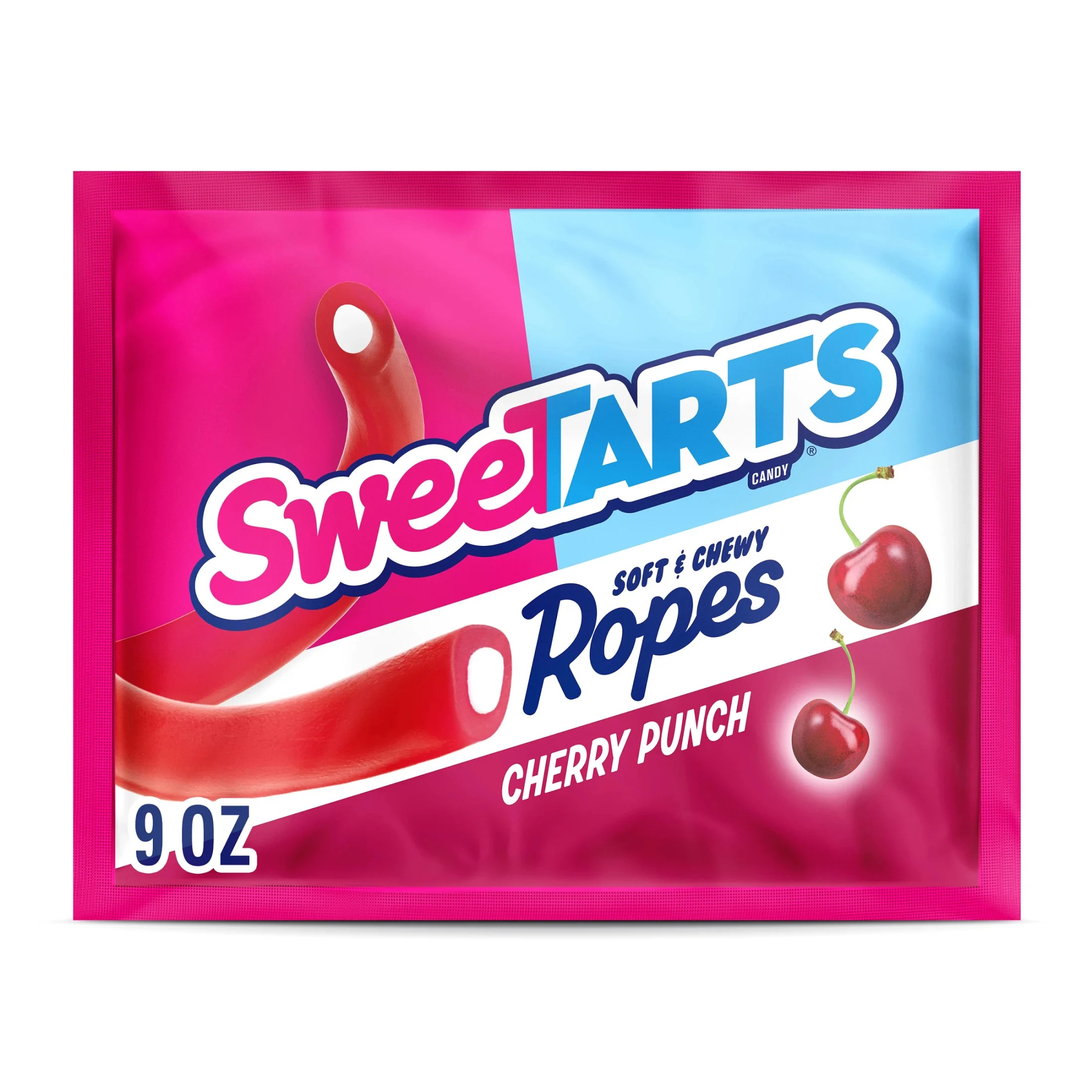 SweeTARTS Ropes, Candy, Cherry Punch, Soft and Chewy, 9 oz | Walmart (US)
