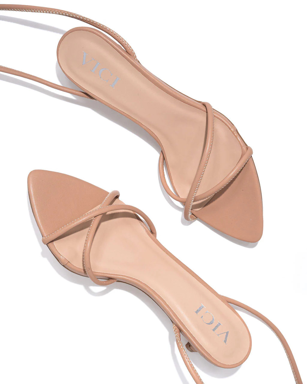 Bella Faux Leather Strappy Kitten Heel | VICI