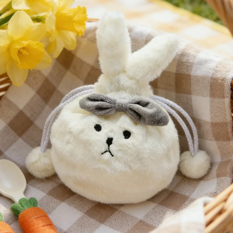 Kbndieu Cute Plush Easter Bunny Bags, Easter Basket with Rabbit Ears for Easter Decorations Candy... | Walmart (US)