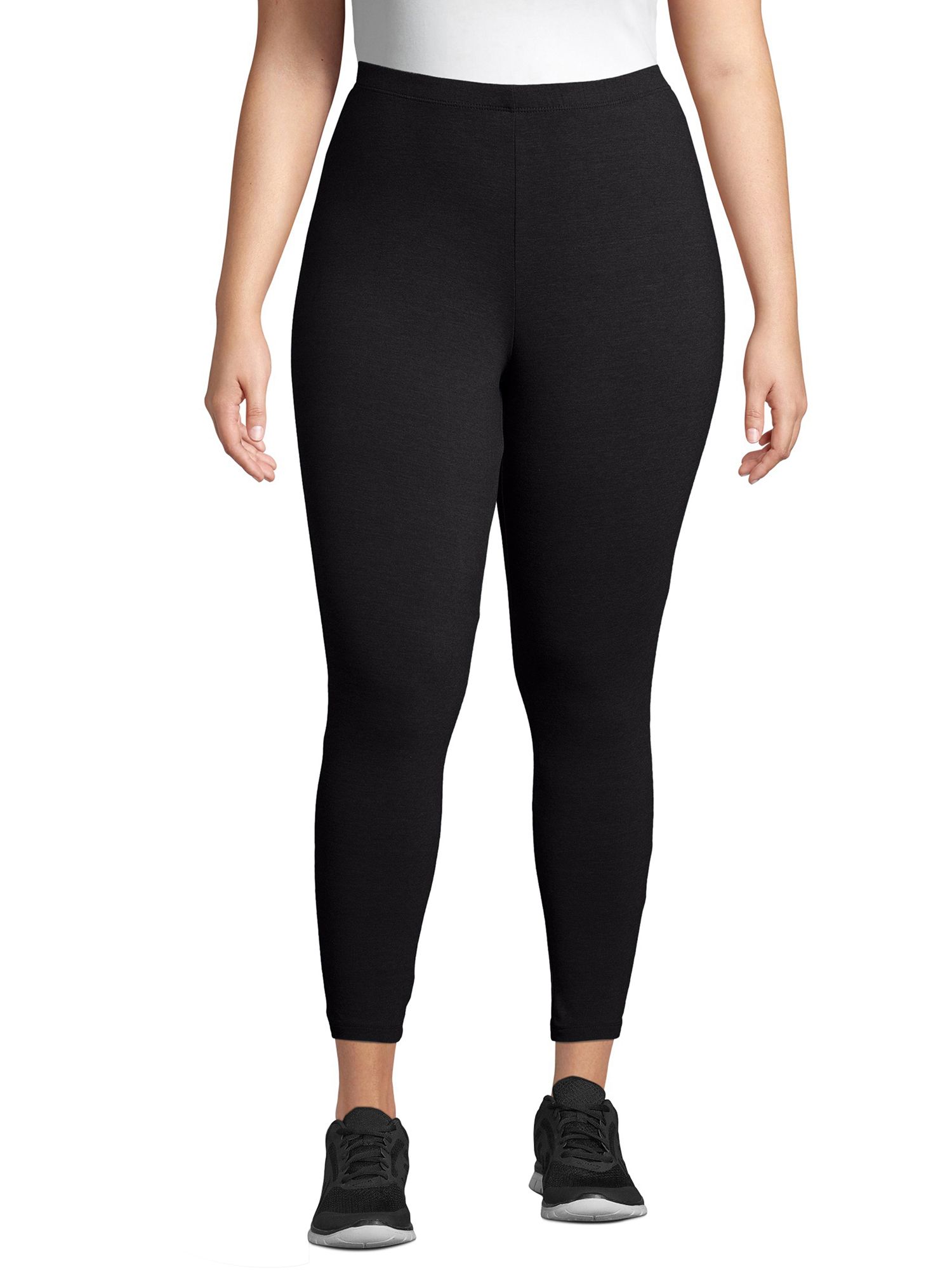 Just My Size Women's Plus Size Stretch Jersey Legging - Walmart.com | Walmart (US)