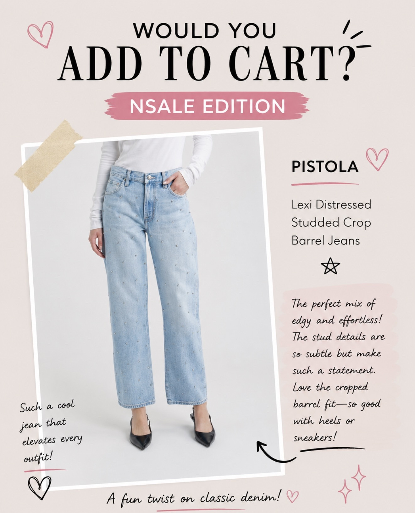 You know this style is one of my very favorite pairs of jeans. I have a few washes. Thinking about grabbing this fun pair of studded ones

#LTKSaleAlert #LTKOver40 #LTKSeasonal