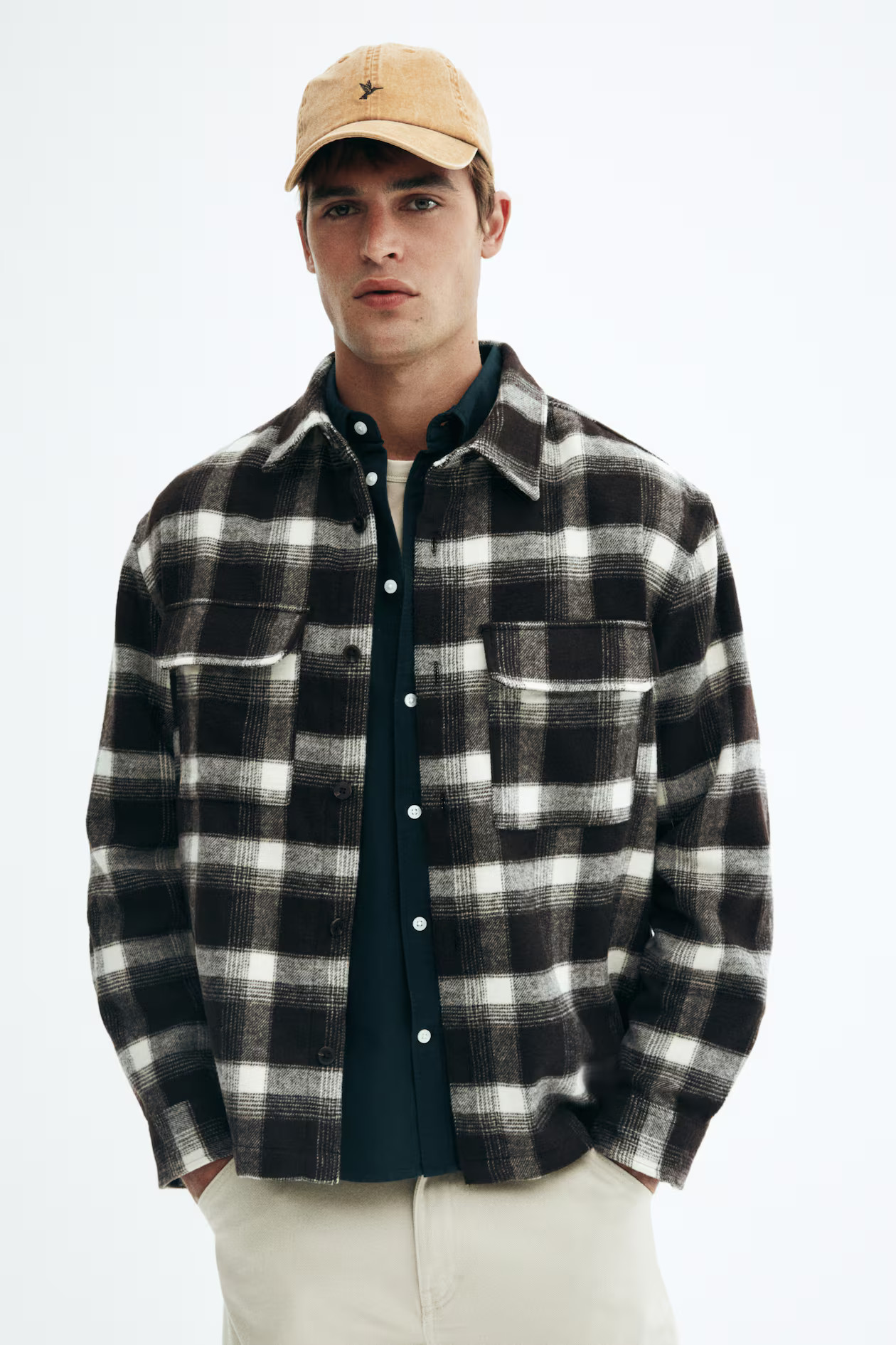 Regular-Fit Flannel Overshirt | H&M (US + CA)
