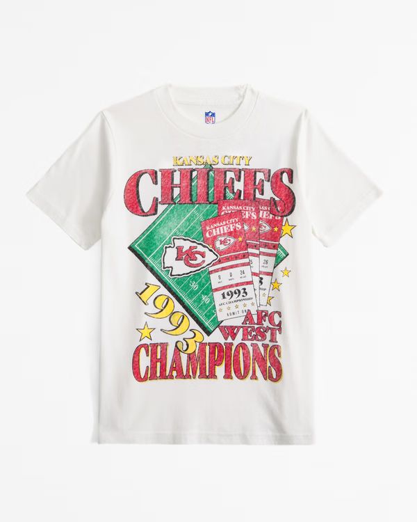 boys kansas city chiefs graphic tee | boys tops | Abercrombie.com | Abercrombie & Fitch (US)