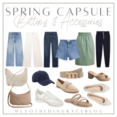 Spring Capsule Wardrobe (Bottoms & Accessories) 


#LTKfindsunder100 #LTKfindsunder50 #LTKstyletip