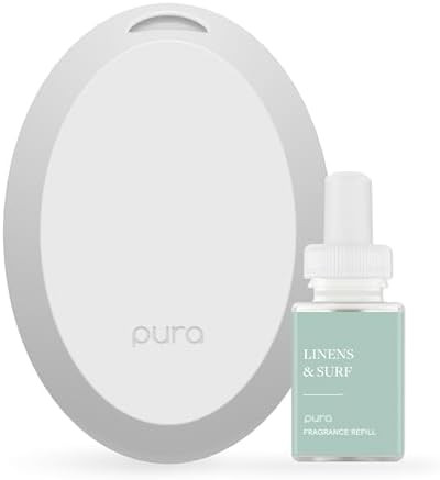 Pura Mini Smart Fragrance Diffuser for Small Spaces Adjustable Smart Home Device with LED Light &... | Amazon (US)