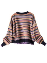 'Krik' Striped Crewneck Sweater | Goodnight Macaroon