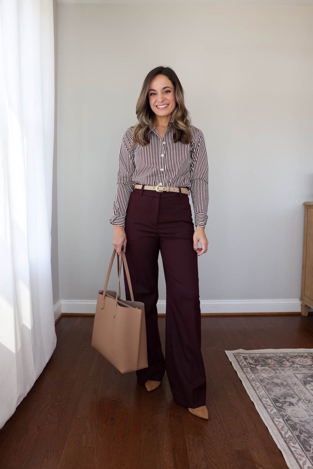 One week of outfits for work! 

Pants (Ann Taylor): petite 00 - 30” inseam, I’m wearing a 3” heel and they’re still long on me 
Top (Ann Taylor): 00

#LTKPetite #LTKWorkwear