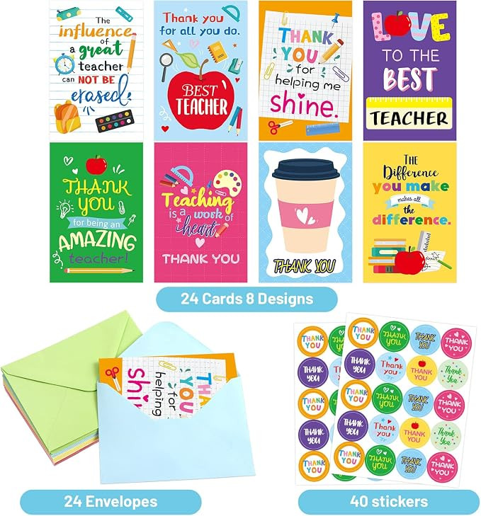 ceiba tree Teacher Appreciation Cards Thank You Happy Teacher Appreciation Week Greeting Gift Car... | Amazon (US)