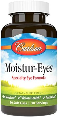Carlson - Moistur-Eyes, Specialty Eye Formula, Promotes & Maintains Normal Eye Moisture, 90 Softg... | Amazon (US)