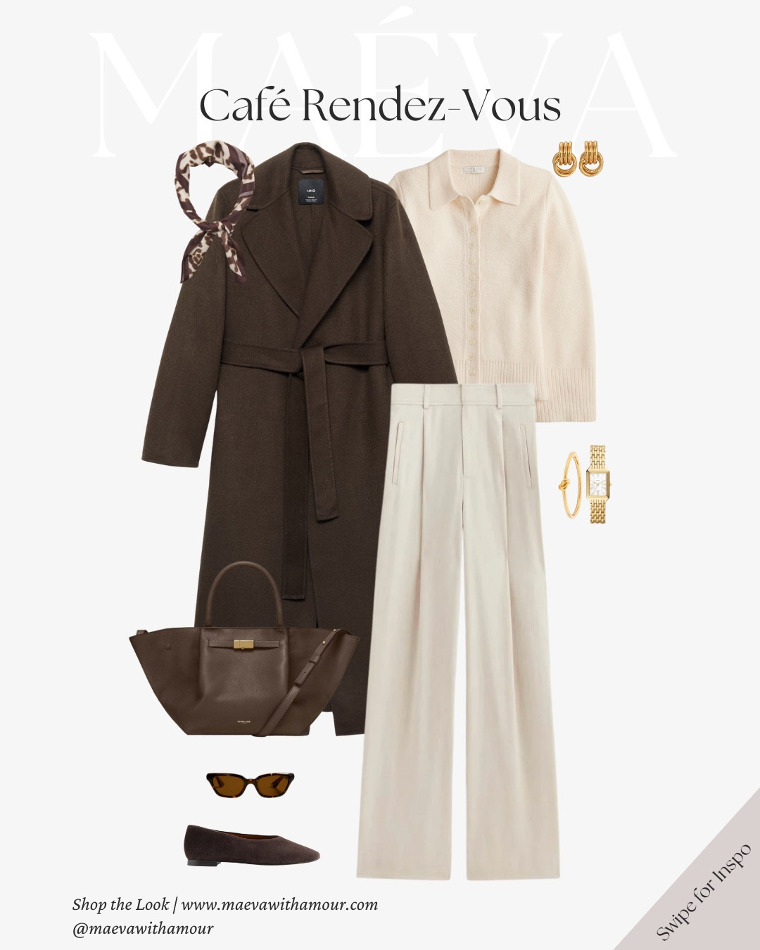 3 Timeless Looks for Autumn Coffee Moments ☕🍂 This edit blends classic trenches, cozy knits, and rich neutrals perfect for café dates, morning meetings, and afternoon strolls! 

🤎 Adore these looks? Comment SHOP to receive a DM with the link or head to the link in bio to shop the outfits & more! 

✨ Discover the latest article about this edit and French-inspired style at maevawithamour.com

👉 Save & Follow to discover French-inspired style and wardrobe tips, designed to elevate your everyday fashion!

With Amour, M.

#autumnoutfits #frenchstyle #parisianstyle

#LTKStyleTip #LTKSeasonal #LTKTravel