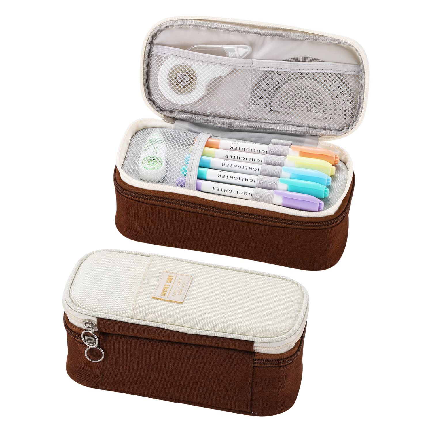 Dugio Big Pencil Case Large Capacity Pencil Bag with Zipper Pencil Pouch for Boys Girls Kids Adul... | Amazon (US)