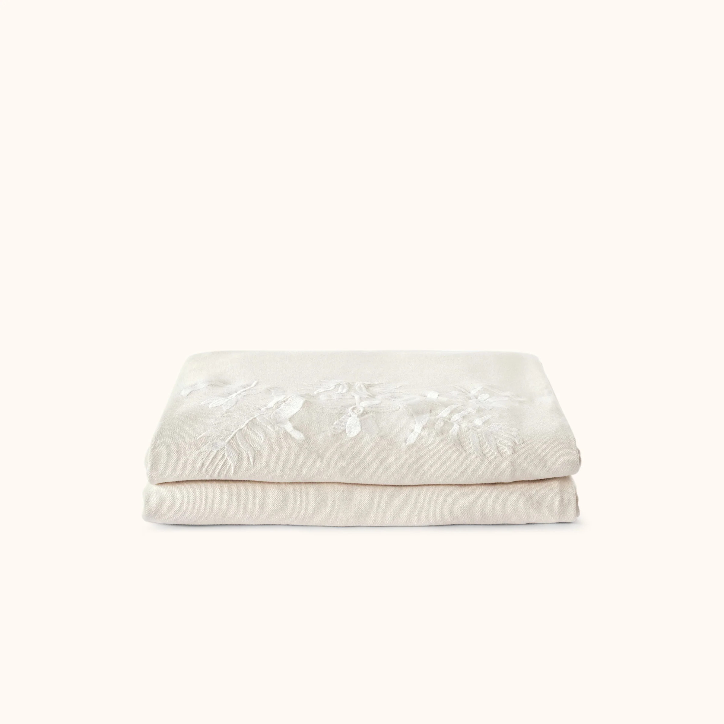 Marta Coverlet - Natural / Soft White, Full/Queen | Morrow Soft Goods