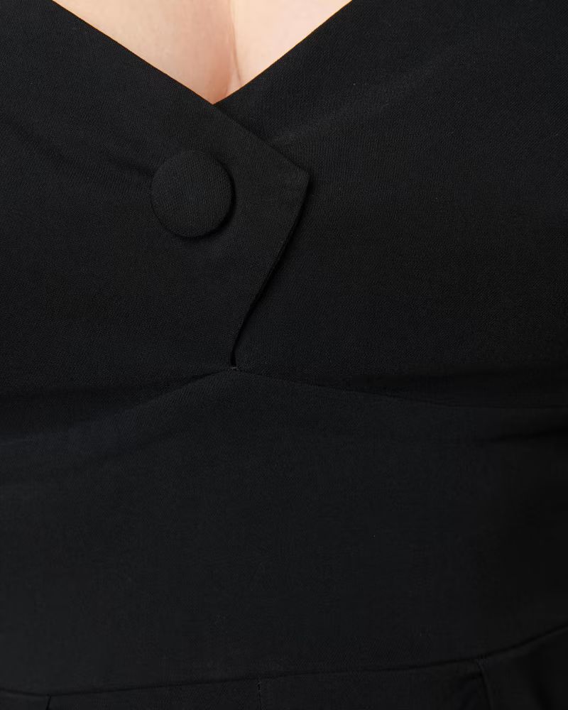 Unique Vintage Plus Size Black Sweetheart Midge Swing Dress | Dia&Co | Dia & Co