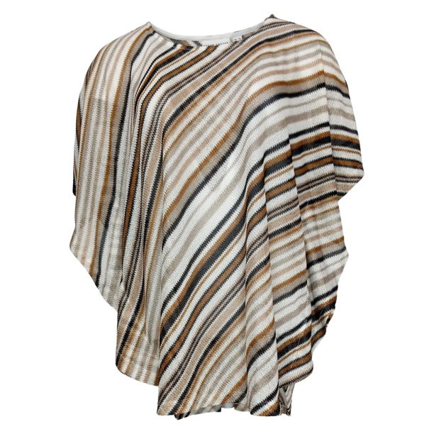 Susan Graver Women's Top Sz XS Striped Knit Brown A350160 - Walmart.com | Walmart (US)