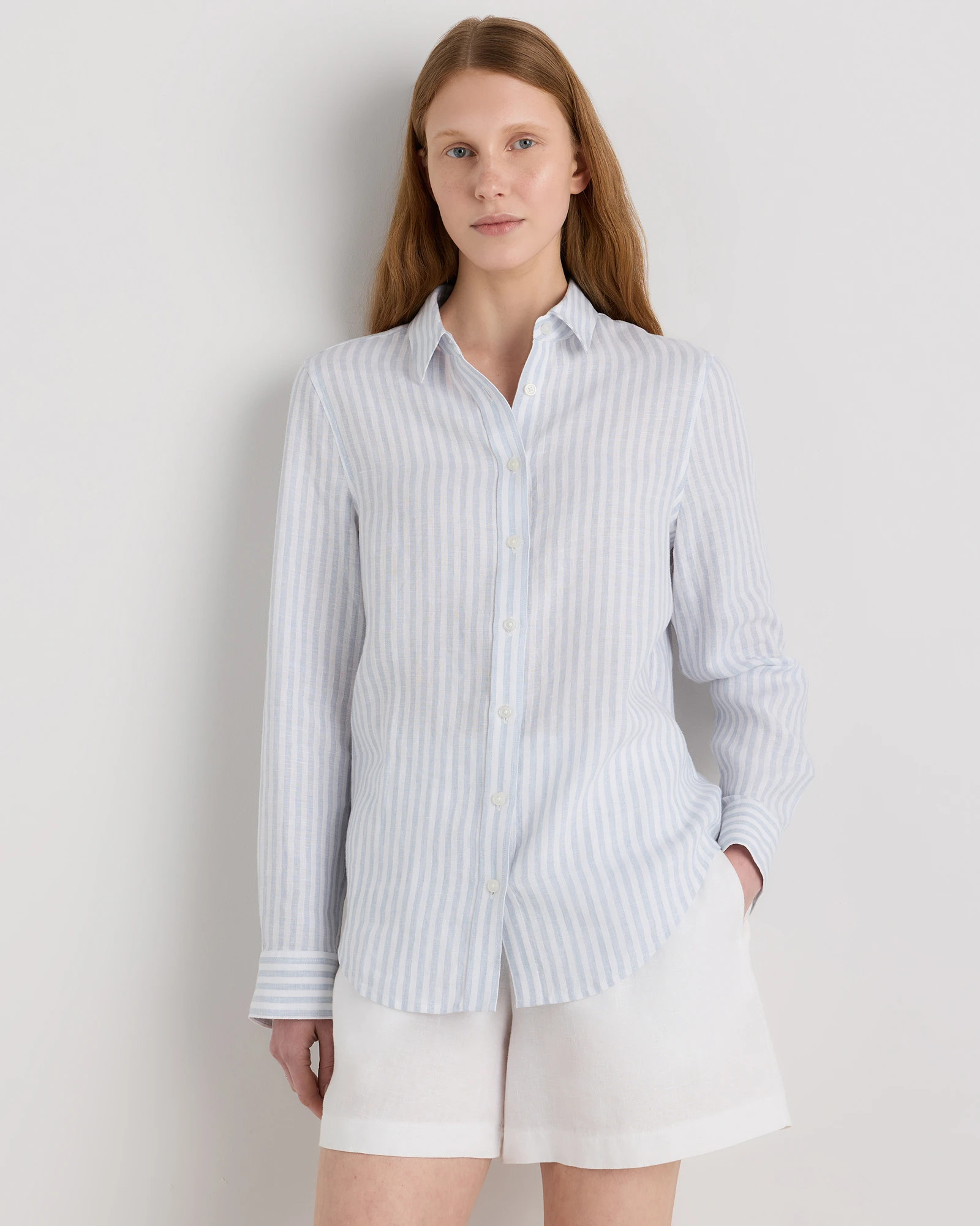 100% European Linen Long Sleeve Shirt | Quince