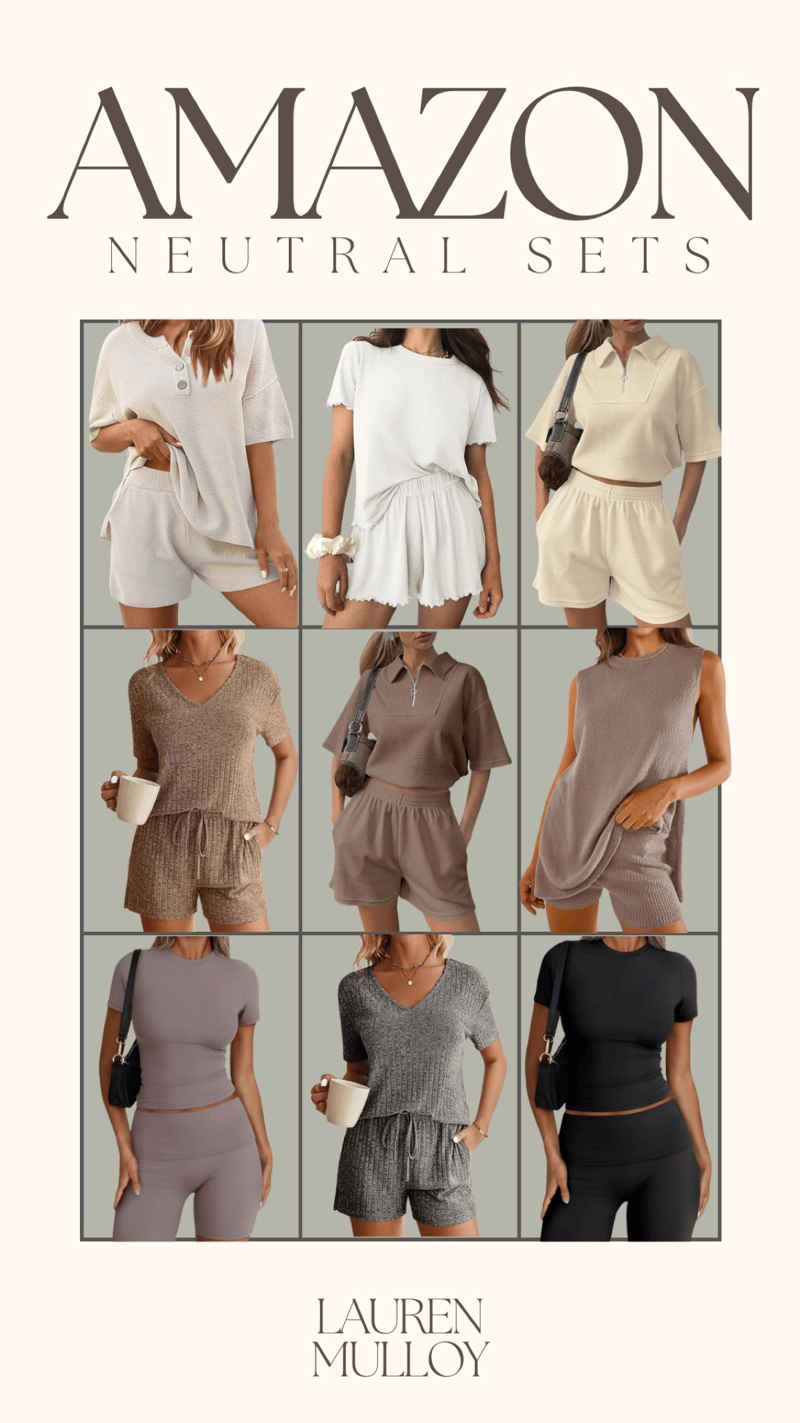 Cutie neutral Amazon sets!!🤍🤎🖤 most under $30!!

Amazon fashion, Amazon finds, two piece set, fashion finds, affordable fashion, work from home outfit, athleisure, loungewear, neutral sets, Lauren Mulloy

#LTKFindsUnder100 #LTKFindsUnder50 #LTKStyleTip