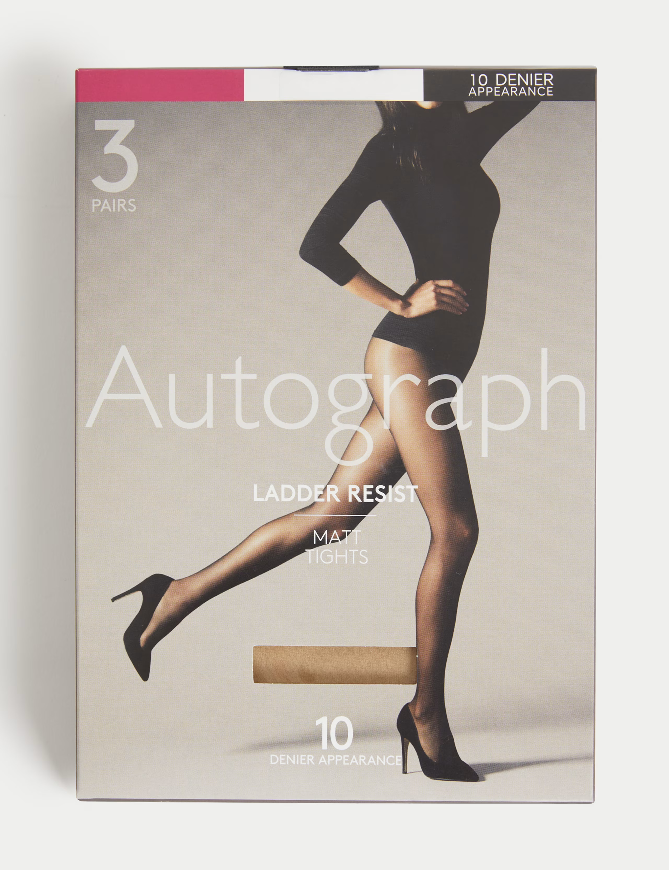 3pk 10 Denier Ladder Resist Matt Tights | Marks & Spencer (UK)