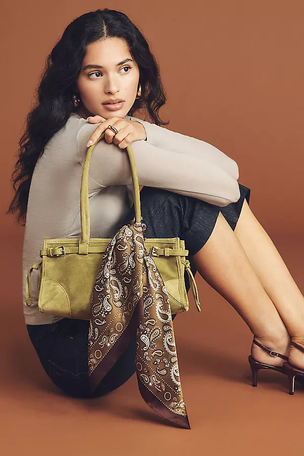 Suede East West Shoulder Bag | Anthropologie (US)